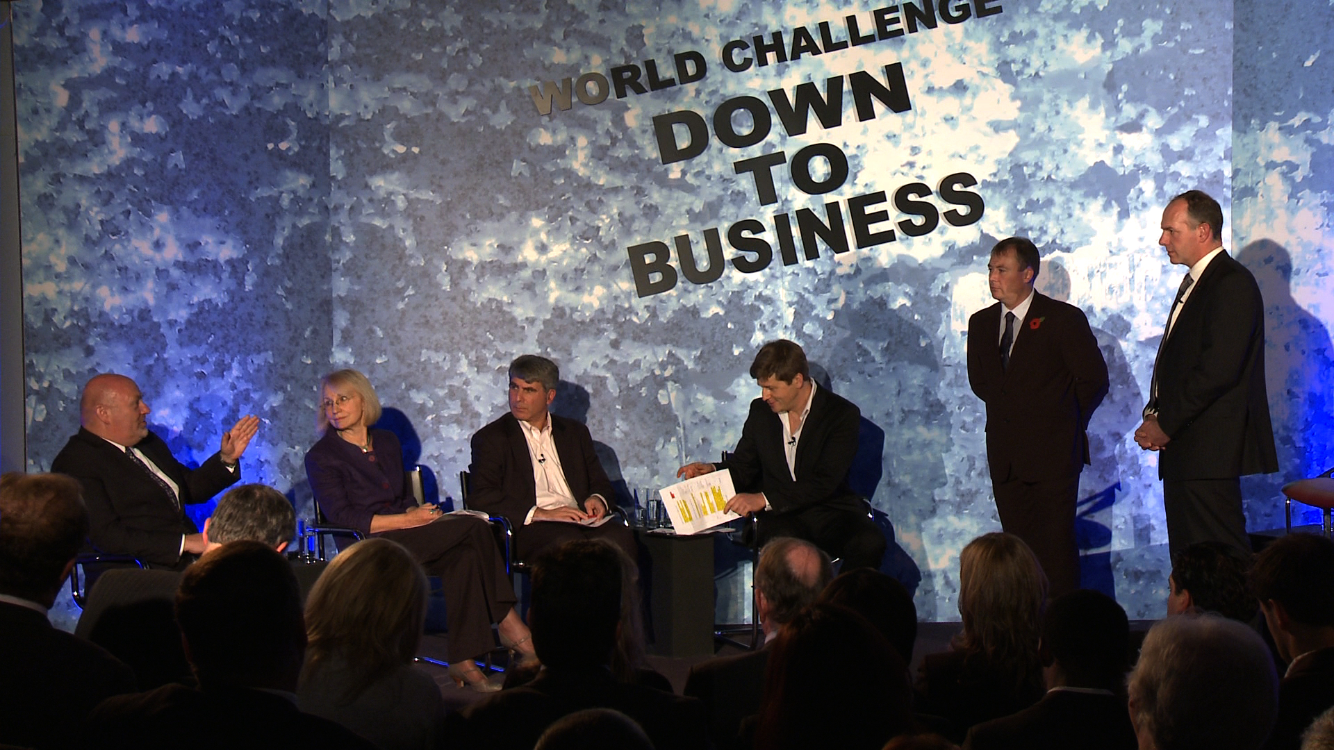 The Jompy entrepreneurs face questions from the panel